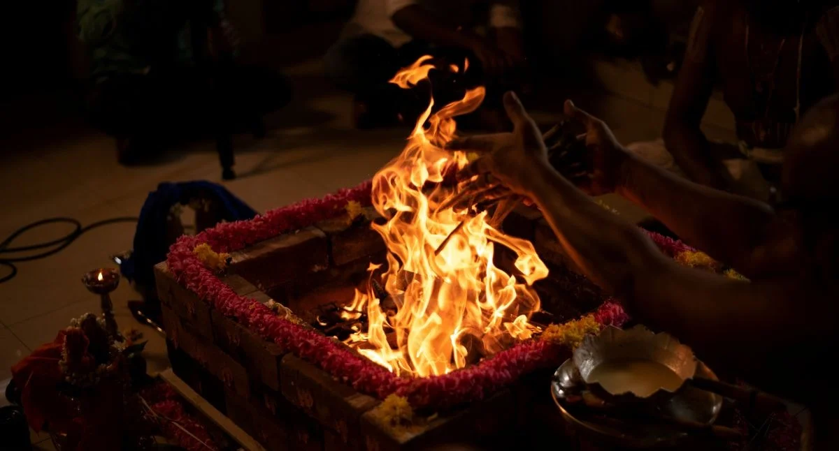 Vedic Priest Performing Puja